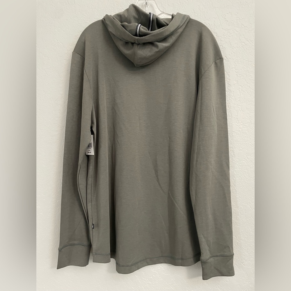 Swannies Golf Coastal Hoodie Mens Large Pullover Olive - Picture 9 of 11